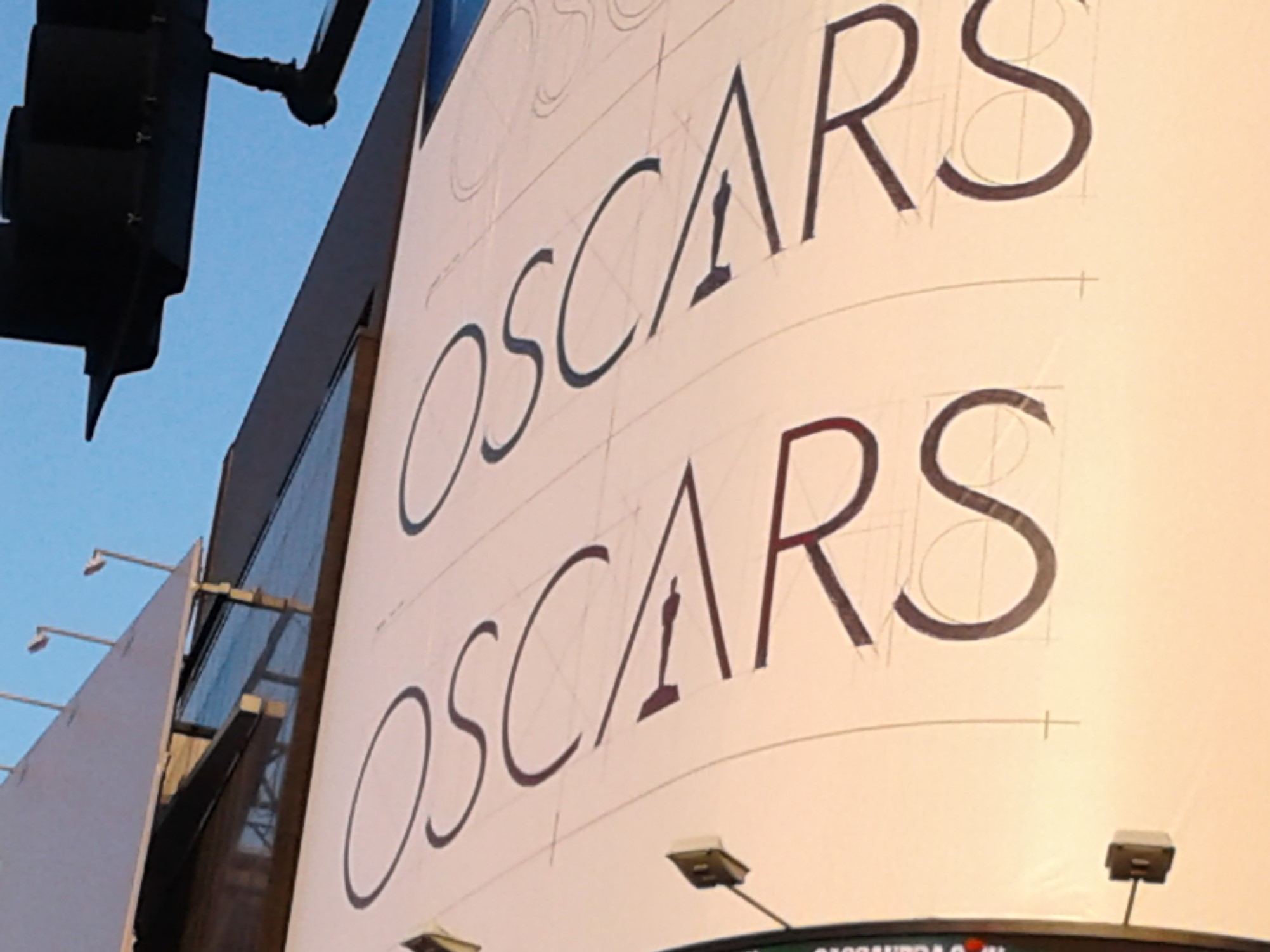 Oscars  Marquee. Photo: Yevette Renee