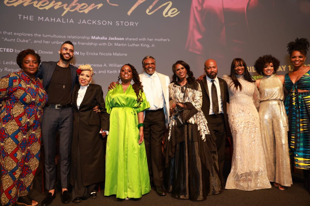 Cast of "Remember Me: The Mahalia Jackson Story" at 30th Pan African Film Festival Opening Night. Photo: Pan African Film Festival