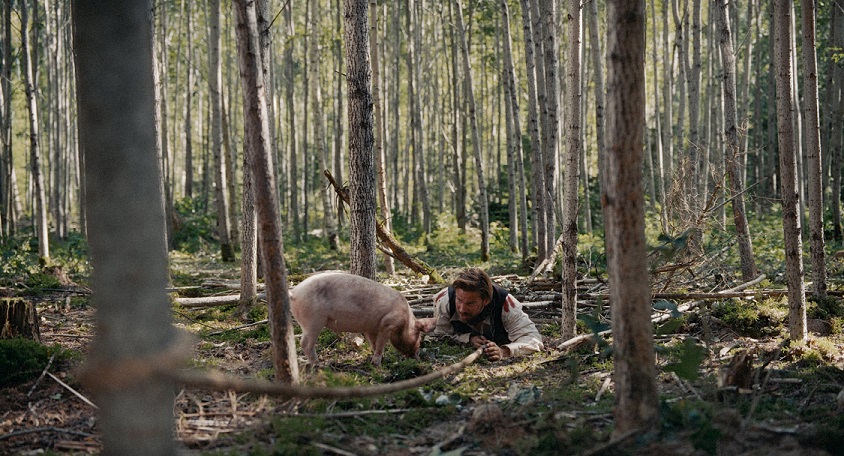 Kevin Janssens and the magical pig in Aik Karapetian's SQUEAL (Photo Cr