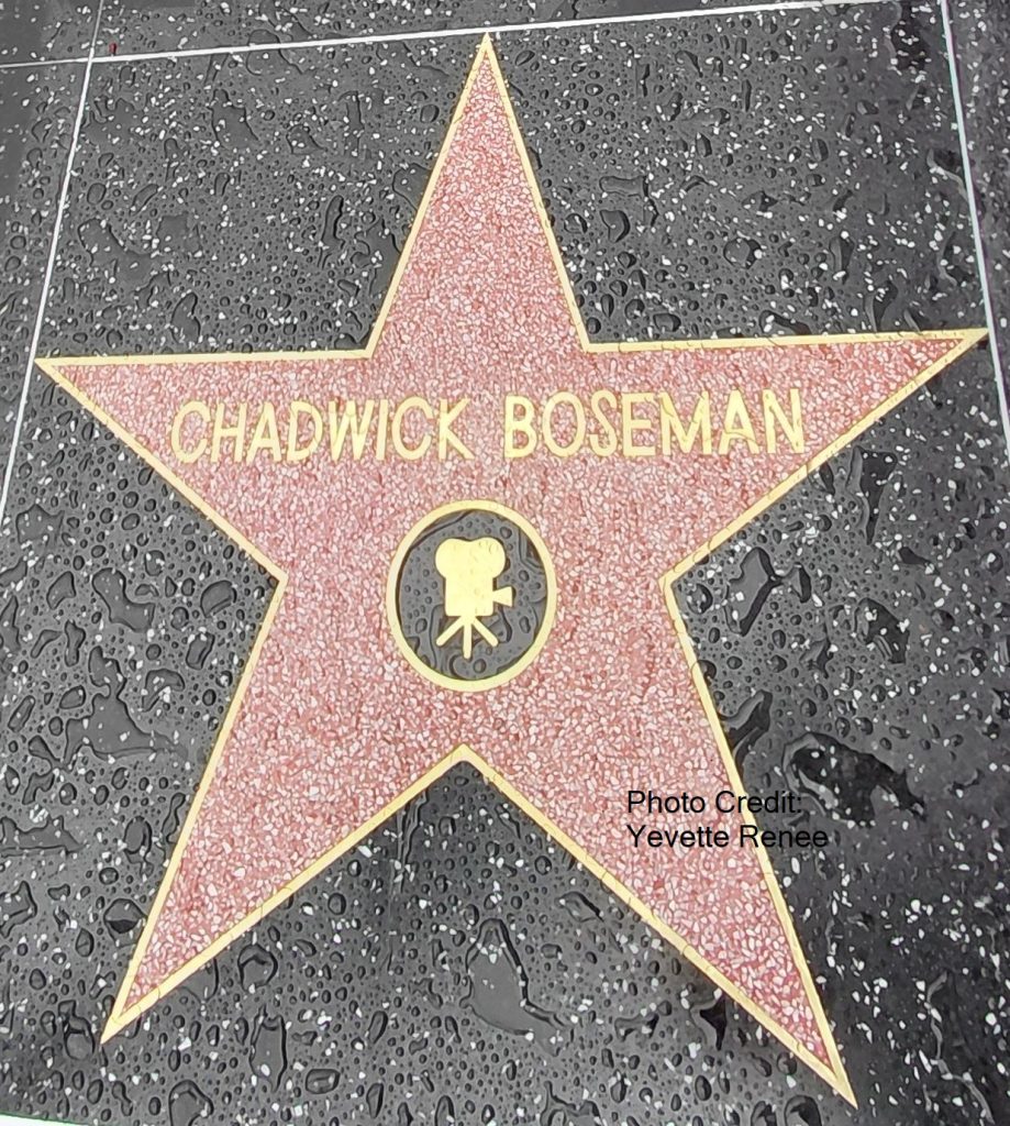 Photo of Chadwick Boseman Star on the Hollywood Walk of Fame