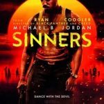 A picture of Micheal B. Jordan on the SINNERS film poster of 